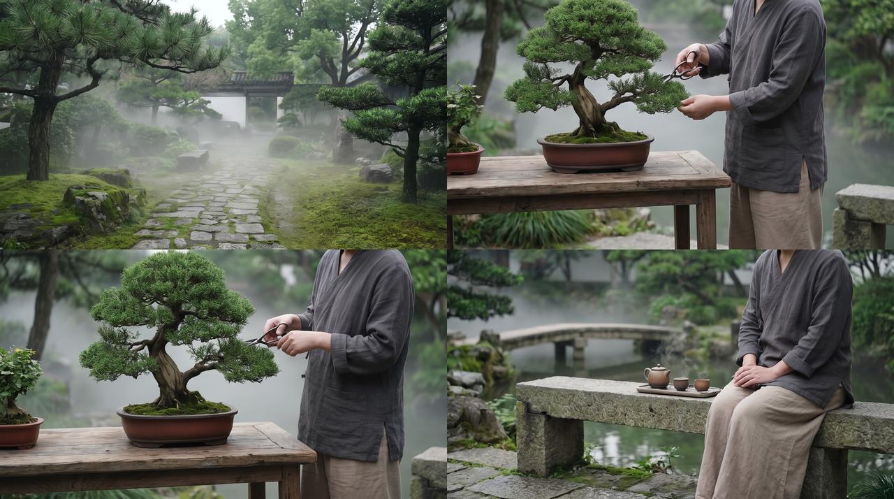 香蕉视频园艺生活视频 – 盆景修剪技艺视频教程，www.fzlmum.cn